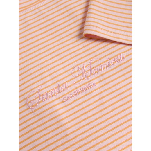 Bluzka damska różowa Reserved z okrągłym dekoltem 