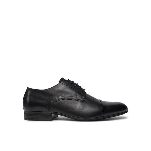 Calvin Klein Półbuty HM0HM01540 Czarny ze sklepu MODIVO w kategorii Buty eleganckie męskie - zdjęcie 183562314