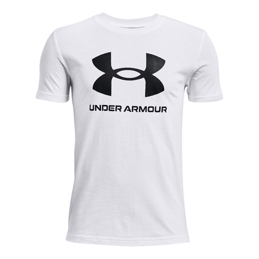 Under Armour T-Shirt Ua Sportstyle Logo 1363282 Biały Loose Fit ze sklepu MODIVO w kategorii T-shirty chłopięce - zdjęcie 183562323