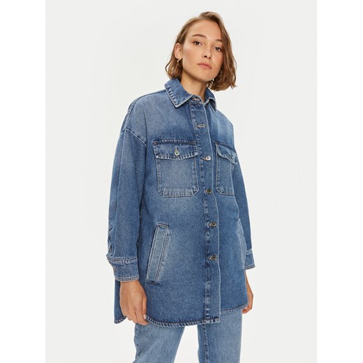 Weekend Max Mara Kurtka jeansowa Tartufo 2425086051650 Granatowy Oversize 38 MODIVO