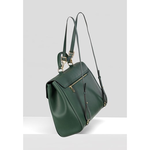 Duża zielona torba-plecak 100% skóra Molton ONE SIZE Molton