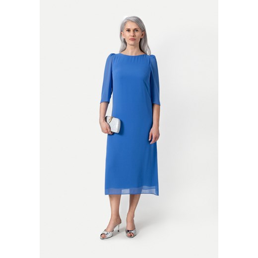 Elegancka niebieska sukienka ze sklepu Molton w kategorii Sukienki - zdjęcie 183565531