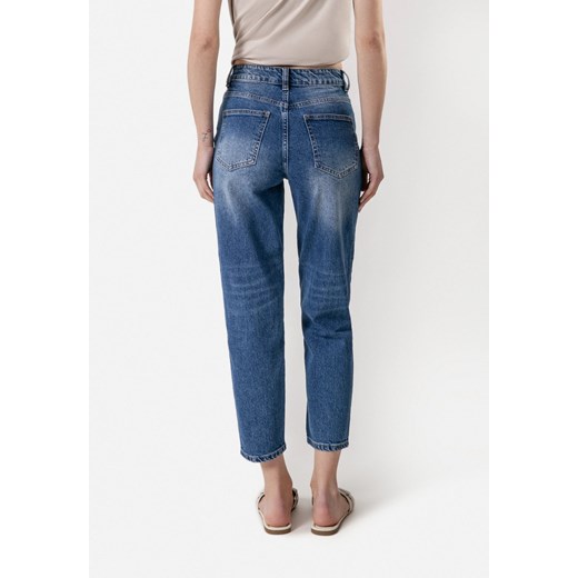 Niebieskie jeansy typu mom fit Molton 40 Molton
