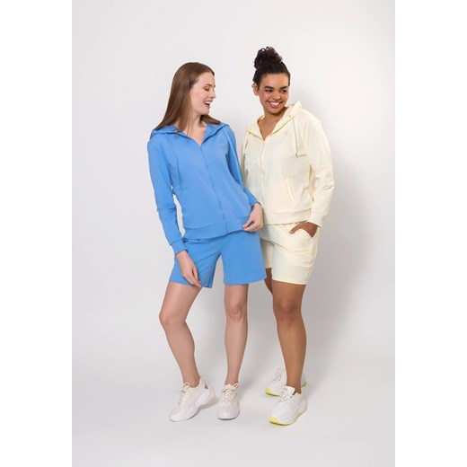 Bawełniana bluza na suwak w kolorze żółtym ze sklepu Molton w kategorii Bluzy damskie - zdjęcie 183567802