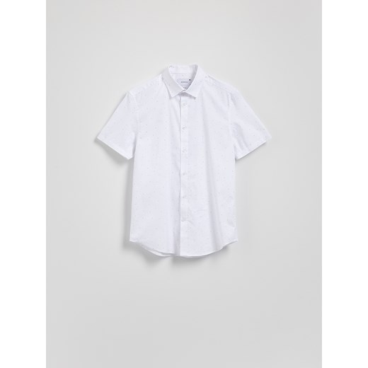 Reserved - Bawełniana koszula slim fit - biały Reserved XXL Reserved