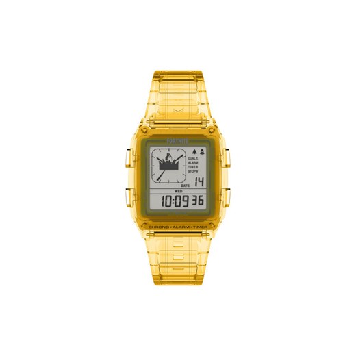 Zegarek Timex Q Timex Lca X Fortnite® Chronograph TW2W96600 Żółty ze sklepu eobuwie.pl w kategorii Zegarki - zdjęcie 183572722