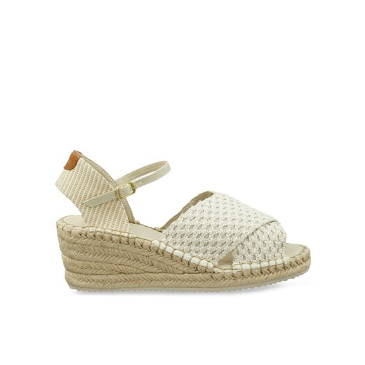 Espadryle Gant 30568950 Écru ze sklepu eobuwie.pl w kategorii Espadryle damskie - zdjęcie 183572764