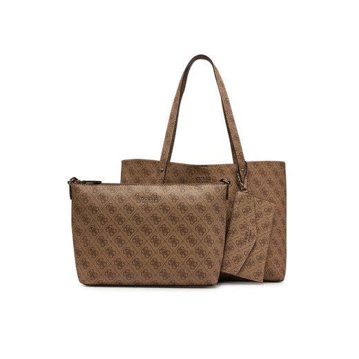 Torebka Guess HWLG96 48230 Beżowy ze sklepu eobuwie.pl w kategorii Torby Shopper bag - zdjęcie 183572803