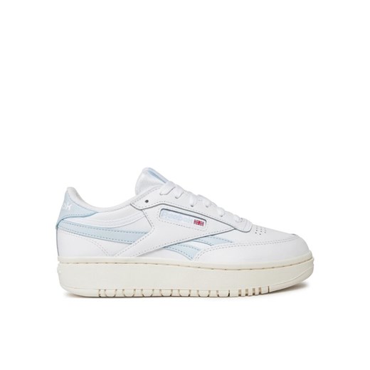 Sneakersy Reebok Club C Double IE1609 Biały ze sklepu eobuwie.pl w kategorii Buty sportowe damskie - zdjęcie 183572804