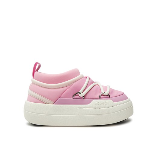 Sneakersy Moon Boot Junior Park Icon 80D3440050 Różowy ze sklepu eobuwie.pl w kategorii Buty sportowe dziecięce - zdjęcie 183572854