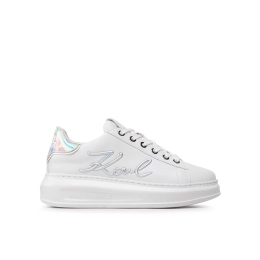Sneakersy KARL LAGERFELD KL62510A Biały ze sklepu eobuwie.pl w kategorii Trampki damskie - zdjęcie 183572894