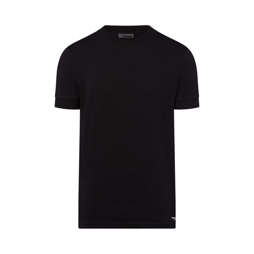 Drykorn Koszulka męska - Anton Mężczyźni Bawełna czarny jednolity ze sklepu vangraaf w kategorii T-shirty męskie - zdjęcie 183575491