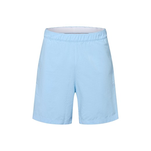adidas Originals Szorty Mężczyźni Bawełna jasnoniebieski wypukły wzór tkaniny ze sklepu vangraaf w kategorii Spodenki męskie - zdjęcie 183575493