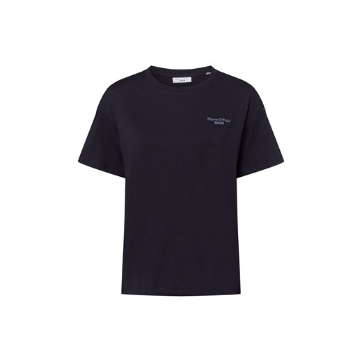 Marc O'Polo Denim Koszulka damska Kobiety Bawełna granatowy jednolity ze sklepu vangraaf w kategorii Bluzki damskie - zdjęcie 183575504