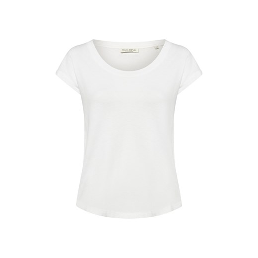 Marc O'Polo Koszulka damska Kobiety Bawełna biały jednolity ze sklepu vangraaf w kategorii Bluzki damskie - zdjęcie 183575513