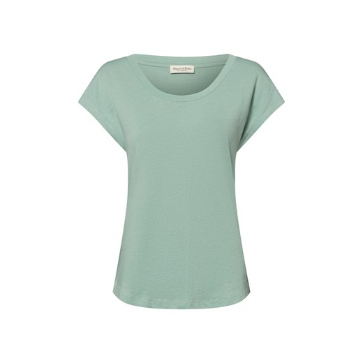 Marc O'Polo Koszulka damska Kobiety Bawełna turkusowy jednolity ze sklepu vangraaf w kategorii Bluzki damskie - zdjęcie 183575514