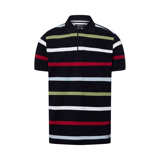 Andrew James Męska koszulka polo Mężczyźni granatowy w paski ze sklepu vangraaf w kategorii T-shirty męskie - zdjęcie 183575520