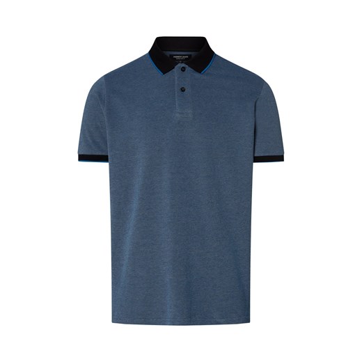Andrew James Męska koszulka polo Mężczyźni Bawełna niebieski marmurkowy ze sklepu vangraaf w kategorii T-shirty męskie - zdjęcie 183575521