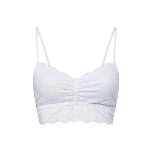 Snocks Bralette damska Kobiety biały jednolity ze sklepu vangraaf w kategorii Biustonosze - zdjęcie 183575541