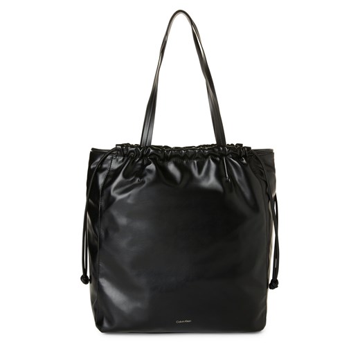 Calvin Klein Damski shopper Kobiety Sztuczna skóra czarny jednolity ze sklepu vangraaf w kategorii Torby Shopper bag - zdjęcie 183575593