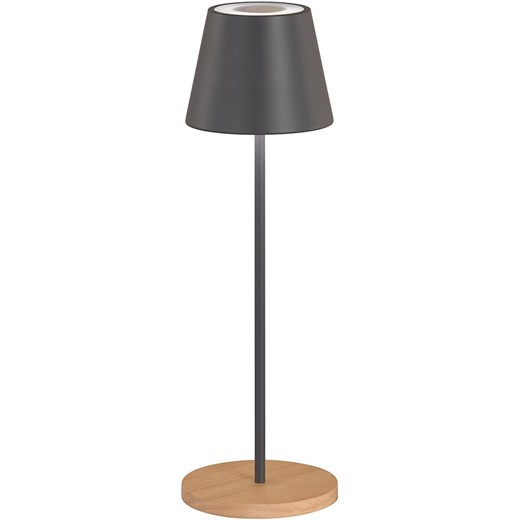 FH Lighting Lampa stołowa LED &quot;Cosenza&quot; w kolorze antracytowym - wys. 38 x Ø 12 cm ze sklepu Limango Polska w kategorii Lampy stołowe - zdjęcie 183576422