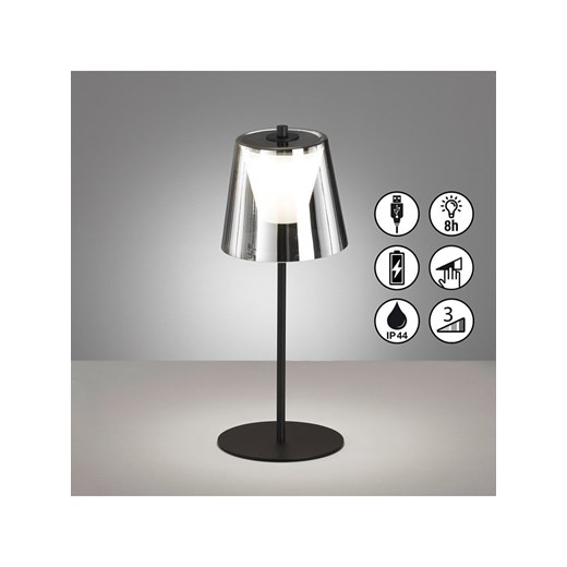 FH Lighting Lampa stołowa LED &quot;Marbella&quot; w kolorze czarnym - wys. 35 x Fh Lighting onesize promocyjna cena Limango Polska