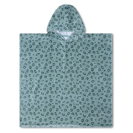 Swim Essentials Ponczo "Green Leopard" w kolorze zielonym - 65 x 65 cm Swim Essentials onesize promocja Limango Polska