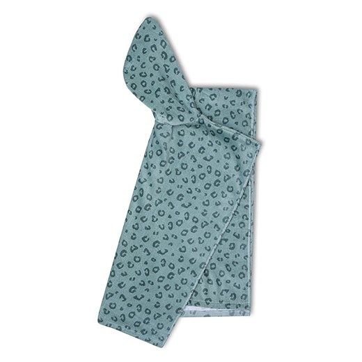 Swim Essentials Ponczo "Green Leopard" w kolorze zielonym - 65 x 65 cm Swim Essentials onesize okazyjna cena Limango Polska