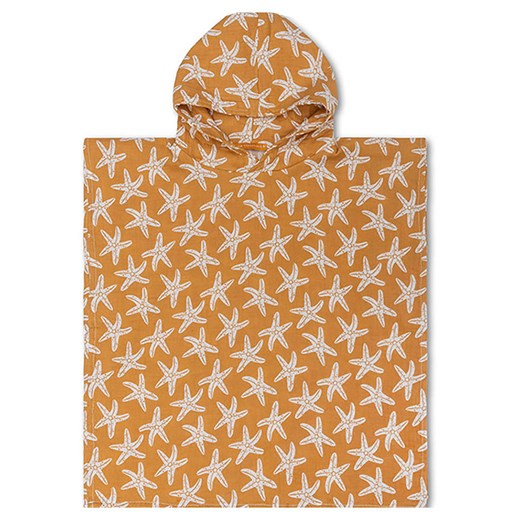 Swim Essentials Ponczo &quot;Sea Star&quot; w kolorze jasnobrązowym - 55 x 50 cm ze sklepu Limango Polska w kategorii Ręczniki dla dzieci - zdjęcie 183576883