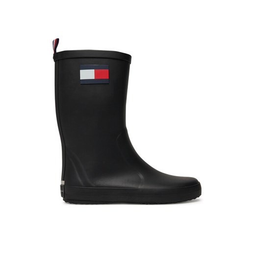 Kalosze Tommy Hilfiger T3XC-33923-0047 S Czarny ze sklepu eobuwie.pl w kategorii Kalosze dziecięce - zdjęcie 183577334
