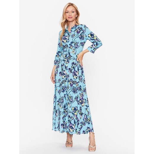 YAS Sukienka koszulowa Savanna 26022663 Niebieski Loose Fit ze sklepu MODIVO w kategorii Sukienki - zdjęcie 183578063