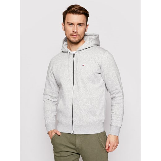 Tommy Jeans Bluza DM0DM09592 Szary Regular Fit ze sklepu MODIVO w kategorii Bluzy męskie - zdjęcie 183578190