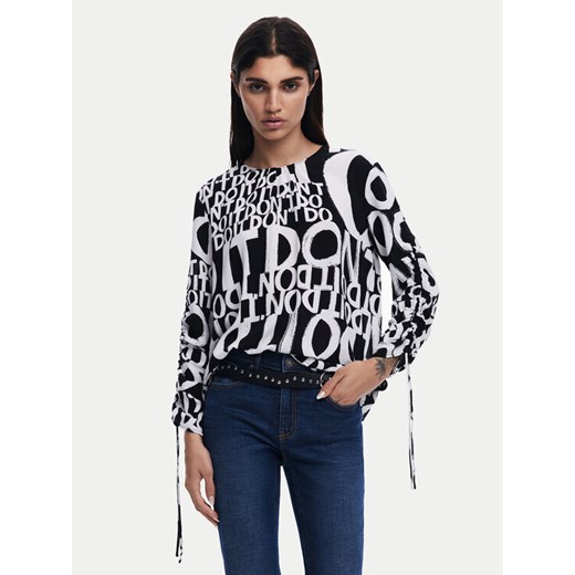 Desigual Bluzka 25SWBW04 Czarny Regular Fit ze sklepu MODIVO w kategorii Bluzki damskie - zdjęcie 183578274