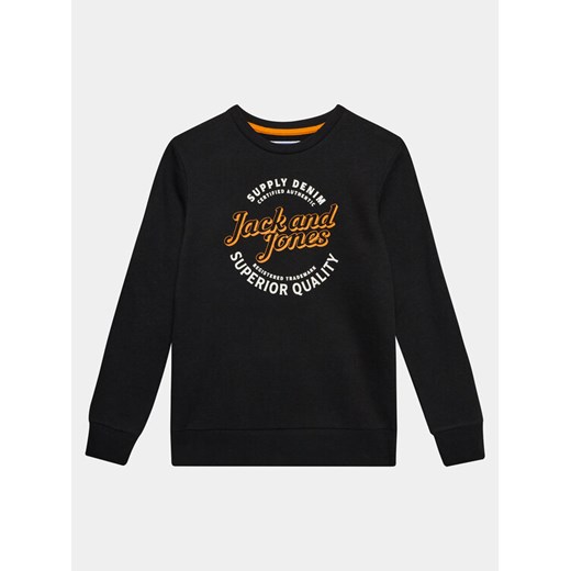 Jack&Jones Junior Bluza 12237110 Czarny Regular Fit ze sklepu MODIVO w kategorii Bluzy chłopięce - zdjęcie 183578350