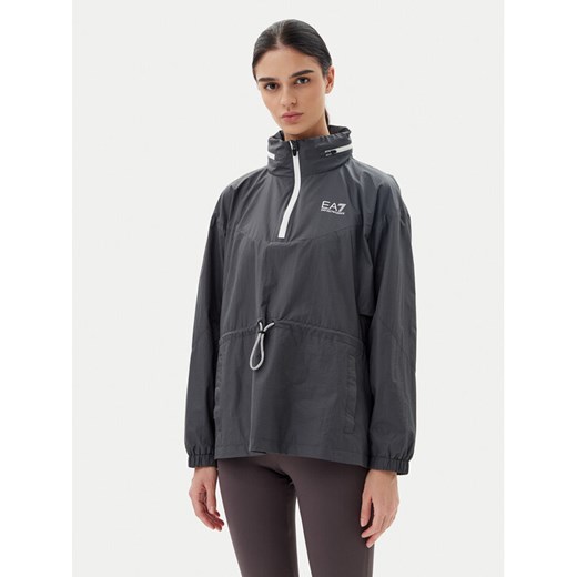 EA7 Emporio Armani Kurtka anorak 7W000305 AF13152 P8004 Szary Regular Fit ze sklepu MODIVO w kategorii Kurtki damskie - zdjęcie 183578351