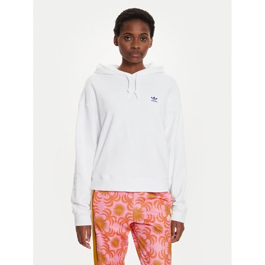 adidas Bluza Adibreak IS2435 Biały Loose Fit ze sklepu MODIVO w kategorii Bluzy damskie - zdjęcie 183578394