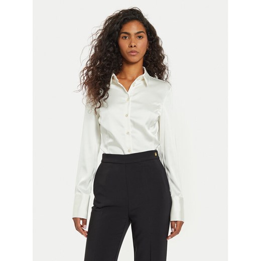 Guess Koszula Fernanda W3BH66 WFQC2 Écru Regular Fit ze sklepu MODIVO w kategorii Koszule damskie - zdjęcie 183578441