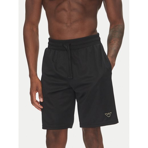 Emporio Armani Underwear Szorty sportowe EM000495 AF10791 UC001 Czarny Regular Fit ze sklepu MODIVO w kategorii Spodenki męskie - zdjęcie 183578452