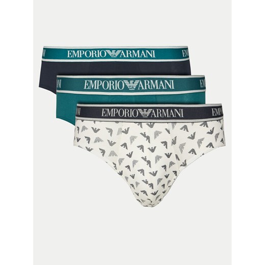 Emporio Armani Underwear Komplet 3 par slipów EM000369 AF10779 MB092 Kolorowy ze sklepu MODIVO w kategorii Majtki męskie - zdjęcie 183578511