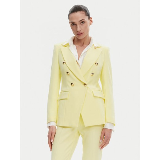 Maryley Marynarka 25EB139/43LL Żółty Regular Fit ze sklepu MODIVO w kategorii Marynarki damskie - zdjęcie 183578533