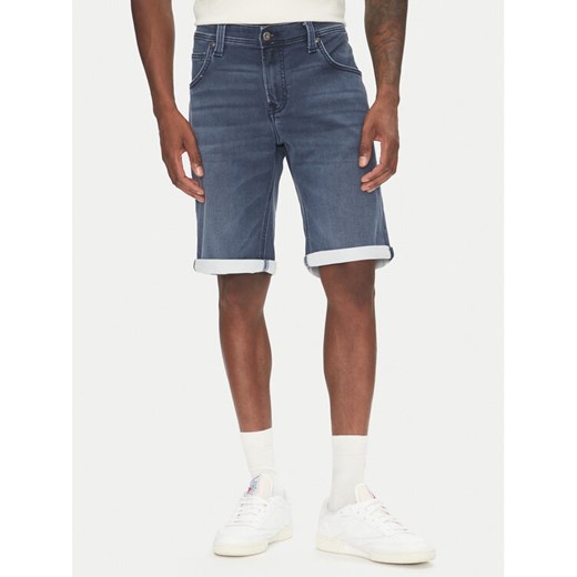 Mustang Szorty jeansowe Chicago Z 1016351 Niebieski Slim Fit ze sklepu MODIVO w kategorii Spodenki męskie - zdjęcie 183578561