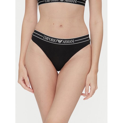 Emporio Armani Underwear Komplet 2 par fig brazylijskich EW000406 AF10881 MC005 Czarny ze sklepu MODIVO w kategorii Majtki damskie - zdjęcie 183578651