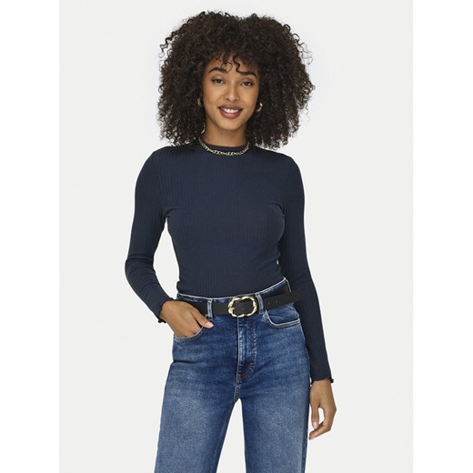 ONLY Bluzka Emma 15180040 Niebieski Slim Fit ze sklepu MODIVO w kategorii Bluzki damskie - zdjęcie 183578661