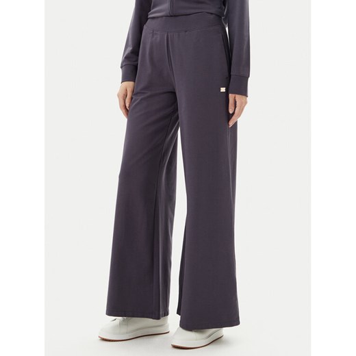 EA7 Emporio Armani Spodnie dresowe 7W000083 AF13135 U8115 Szary Wide Leg ze sklepu MODIVO w kategorii Spodnie damskie - zdjęcie 183578670