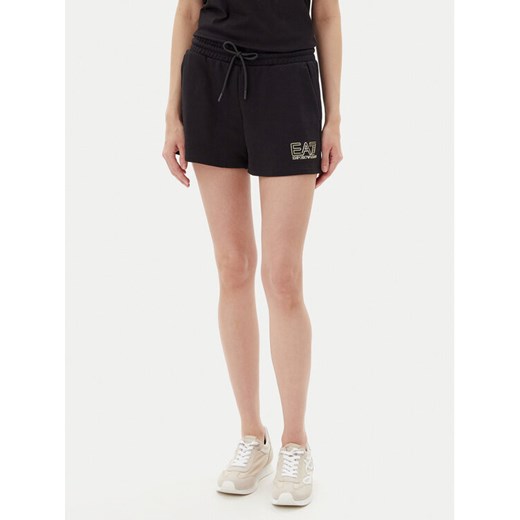 EA7 Emporio Armani Szorty sportowe 7W000108 AF12473 MC004 Czarny Loose Fit ze sklepu MODIVO w kategorii Szorty - zdjęcie 183578692