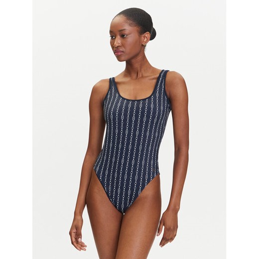 Tommy Hilfiger Strój kąpielowy UW0UW05905 Granatowy ze sklepu MODIVO w kategorii Stroje kąpielowe - zdjęcie 183578700