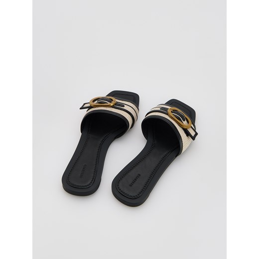 Klapki damskie Reserved bez zapięcia casual 