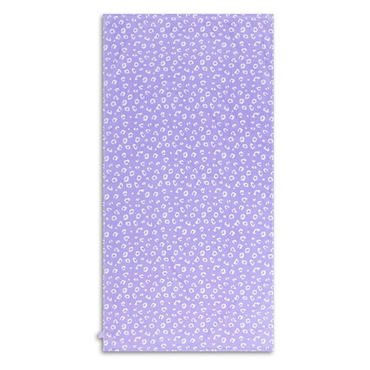 Swim Essentials Ręcznik plażowy &quot;Lila Leopard&quot; w kolorze fioletowym - 135 x 65 cm ze sklepu Limango Polska w kategorii Ręczniki - zdjęcie 183582800