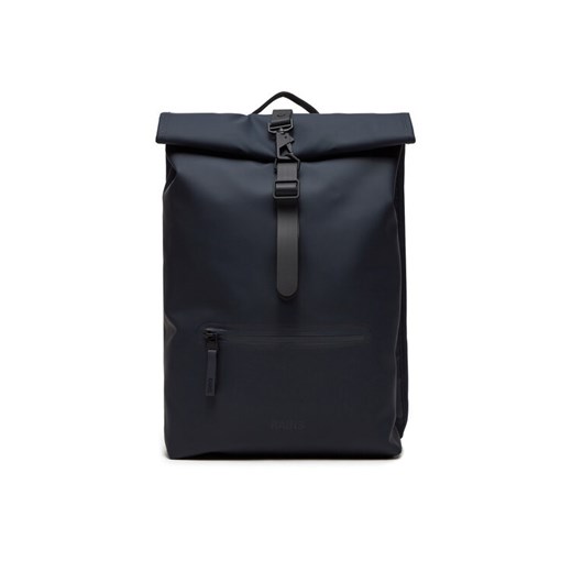 Rains Plecak Rolltop Rucksack W3 13320 Granatowy ze sklepu MODIVO w kategorii Plecaki - zdjęcie 183582843