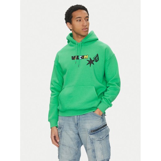 Volcom Bluza Bob Mollema 1 A4112505 Zielony Loose Fit ze sklepu MODIVO w kategorii Bluzy męskie - zdjęcie 183582912